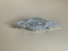 Victorian Sterling Silver Art Deco Hat Lapel Pin Brooch Hallmark Birmingham 1900
