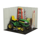 Suncast 7x7 Modernist Resin Outdoor Storage Shed Garden Tool Shed Heavy Duty Flo