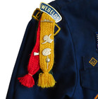 Vtg Bsa Boy Cub Scouts Blue Shirt W patches Pins Etc Seattle Washington Webelos