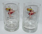 Vintage 1981 Arby s B c  Comics Glasses Set Of 2 Bc Glass Tumblers 5 25  A2