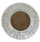 1958d One Cent Wheat Penny Good Luck Token Coin Third National Bank Advertising