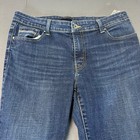 Levis The Original Jean Mid Rise Skinny Dark Wash Denim Pants Women 14m