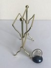 Metal Miniature Dollhouse 1 12 Scale Brass Standing Towel Rack