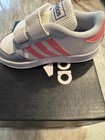 New Adidas Breaknet I Kids Toddlers Sneakers Shoes White Pink Gray Fz 0089