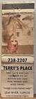 Terry s Place Leaf River Il Girlie Pinup Illinois Vintage Matchbook Cover