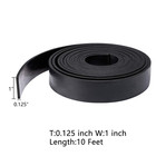 Neoprene Rubber Strip Roll 1 8 Inch Thick X 1 Inch Wide X 10 Feet