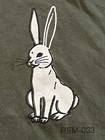 Vintage Rem Tshirt Rem-033 1999 Tour Rabbit Men   s L Green Tultex