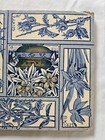 Charming 6 Inch Antique Tile Arts   Crafts The Four Seasons