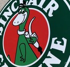 Sinclair Dino Gasoline Vintage Style Advertising Sign Garage Man Cave Round