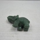 Chinese Green Carved Elephant Small Statue  41