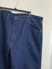New Wrangler Originals Relaxed Boot Men   s 44x30 Jeans Dark Wash Soft Denim