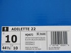 Adidas Originals Adilette 22 Slide Sandals Hq4672 Men s Size 10 Foam Comfy White