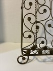 Vintage Bronze Metal Pier 1 Cookbook Book Bible Stand Recipe Holder Easel