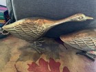 Vintage Midcentury Brass Geese Set Of Two Brass
