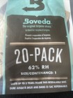 20 Pack  - Boveda Humidity Control - 62  Size 1   lot A 