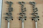 Metal Silver Gold Tone Swizzle Sticks  blessed   Cocktail Beverage Stirrers  New