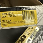 Baldwin 6020 003 l Left Handed Entrance  Mortise Lock Polished Brass