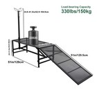 Metal Trimming Stand For Sheep Goat Milking Stand With A Ramp Livestock Stand 