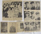 Vintage 1942-45 Us Army  Marines  Navy Soldiers Newspaper Clippings