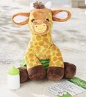 Melissa   Doug 11  Baby Giraffe Plush With Pacifier Diaper Baby Bottle