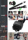 2sets 3 Point Retractable Seat Belt Lap Belt For 1999-2019 Gmc Sierra 1500 2500