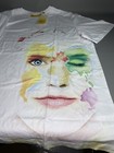 Cirque Du Soleil X Dhl Adult 3xl White T Shirt Face Art Print Short Sleeve New 
