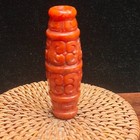 Ancient Chinese Hongshan Culture The Old Carved nice Jade Statue Pendant3371