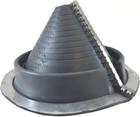 Weatherproof Round Base Pipe Flashing Boot For Metal Roofs - Fits 2  To 7-1 4 