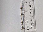 Vintage Dollhouse Miniature Tretter Turned Brass Candlesticks 1 12