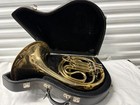Single French Horn In King Case Paul Dupree Engraved Name Fair - Needs Repair