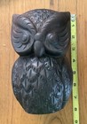 Cast Iron Owl Bank Doorstop  7   