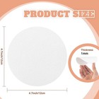 50 Sheets 4 7 Inch Round Microwave Kiln Paper  Ceramic Inches  White