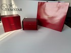 Red Cartier Presentation Watch  Box With Bag