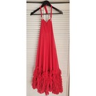 Dollcake A Ruffle Affair Dress Kids Sz 10 Red New Vintage Style Halter Gown New