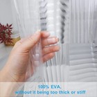 Eva Clear Shower Curtain Or Liner 72 X 72 Inches  Transparent Heavy