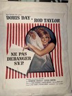 Do Not Disturb French Movie Poster 1965 Doris Day Rod Taylor Rare Original 22x18