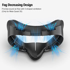 Face Cover Pad For Oculus Quest 3s  Sweat-proof Pu Foam Cushion For Meta Quest 3