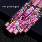 Unicorn Fan Makeup Brush Set crystal Sparkles Blue Blush Powder Fan Lip Eye Shad