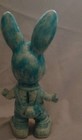 Vintage Creative Products Blue Boy Overalls Bunny Rabbit Bank 1977