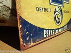 Vintage Genuine Chevy Parts Tin Metal Sign 1911 Garage Shop Gm Rustic Pistons