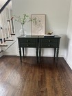 Vintage Pair The Bombay Company Federal Style Nightstands  Side Tables