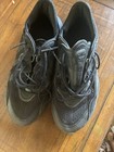 Adidas Men   s Low Top Lace Up Athletic Sneakers Solid Black Rubber Outsole