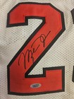 Michael Jordan Hand Signed Autographed Custom Jersey White Red Bulls Goat Coa