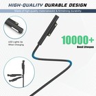 65w For Microsoft Surface Pro Book 1 2 3 4 5 6 7 8 9 X Adapter Charger 1706 1800