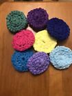 Set Of 3 Homemade Double Sided Crocheted Kitchen Scrubbies