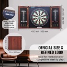 Led Dartboard And Cabinet Set Official Size Complete Accessory Steel Tip Dart