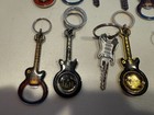 Lot Of 12 Guitar Keychains Seattle Souvenir Bottle Opener Music Collectibles