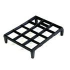 Antique Cast Iron Trivet Stand For Sad flat Iron Rectangle Black Restored