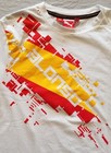 Puma Scuderia Official Ferrari Alonso T-shirt Size Large  White multi   bx 311 