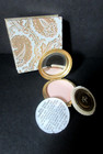 Vintage Revlon Love Pat Gold Compact   Original Box   Unused